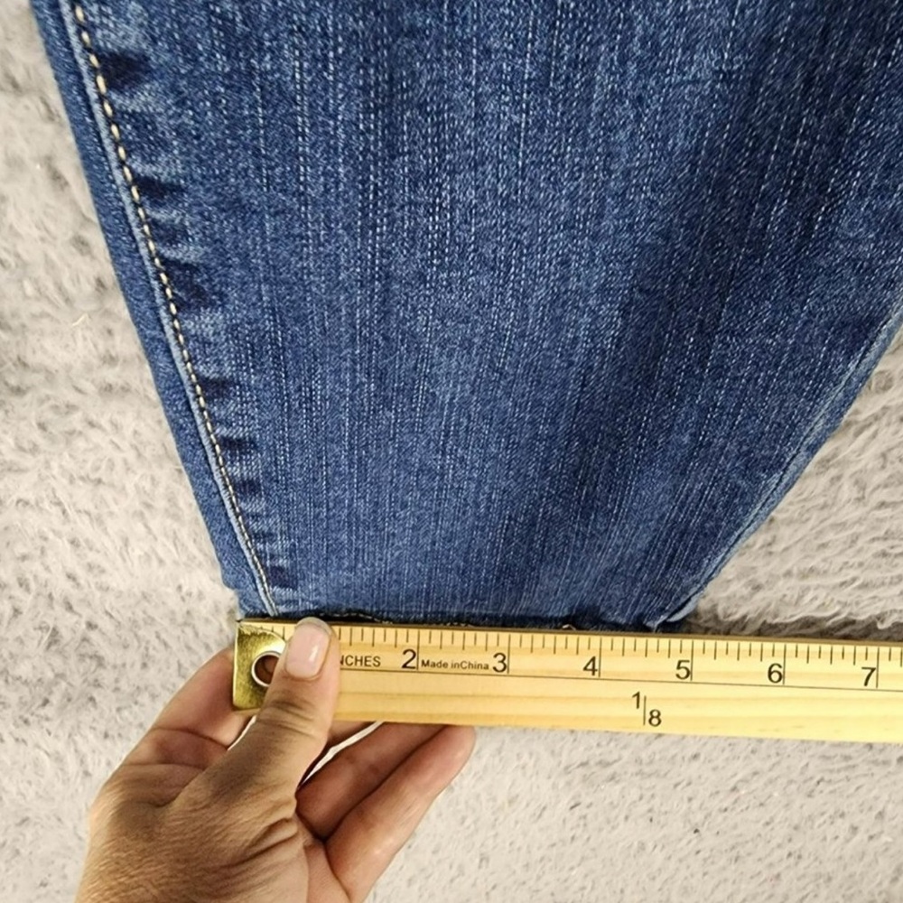Torrid Jeans Womens 12 Petite Dark Wash Stretch Mid Rise Shaping Skinny - Picture 8 of 14